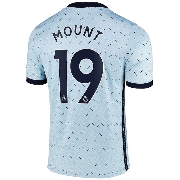 Trikot Chelsea NO.19 Mount Auswarts 2020-21 Blau Fussballtrikots Günstig